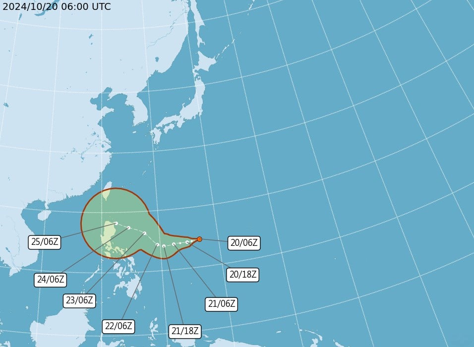 Tropical storm could develop near the Philippines in next 2 days: CWA