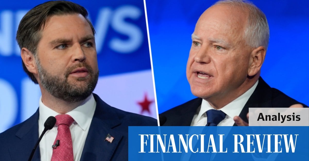 US election: J.D Vance drops the weirdness and fends off Tim Walz in vice-president debate