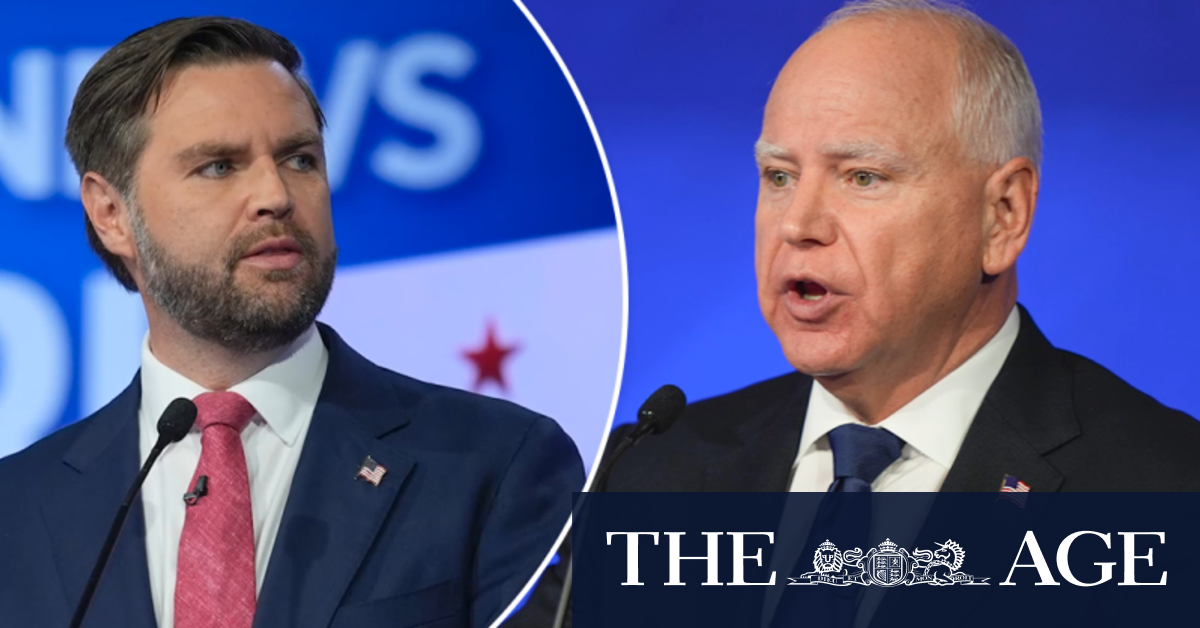 US vice president candidates debate key topics