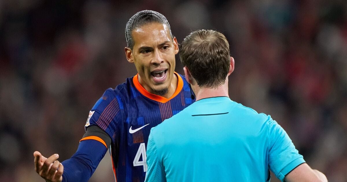 Virgil van Dijk leaves Netherlands camp as Liverpool man 'angry' after red card