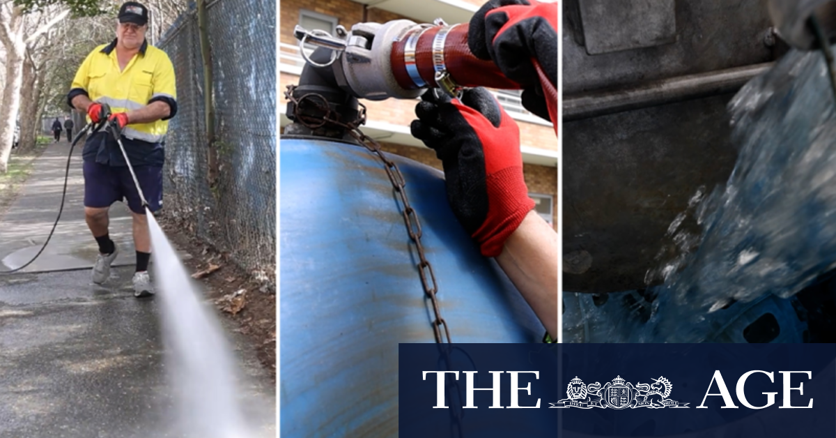 Water from kidney dialysis machines used to clean Sydney streets