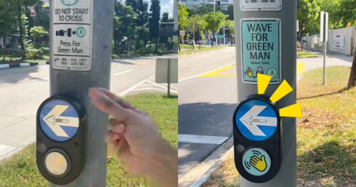 Wave to cross the road: LTA to roll out touchless sensors at all pedestrian crossings