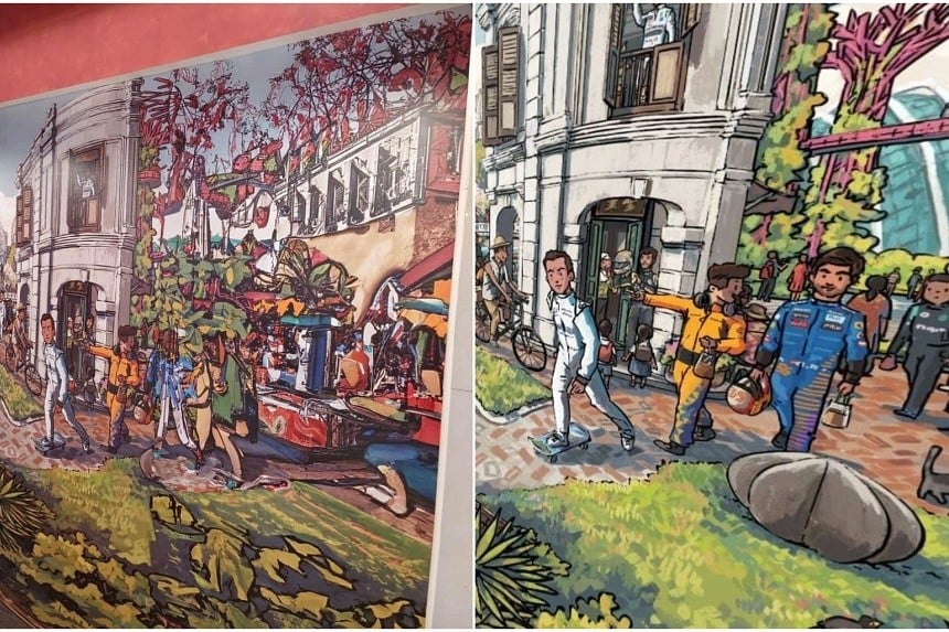 'We were ignorant of the fact': Bras Basah food court apologises after artwork found to be plagiarised