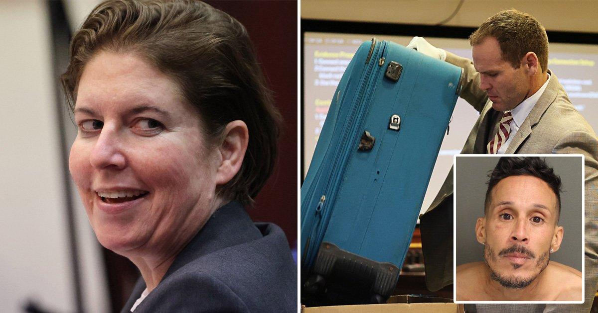 Woman who left boyfriend to suffocate inside zipped up suitcase guilty of murder