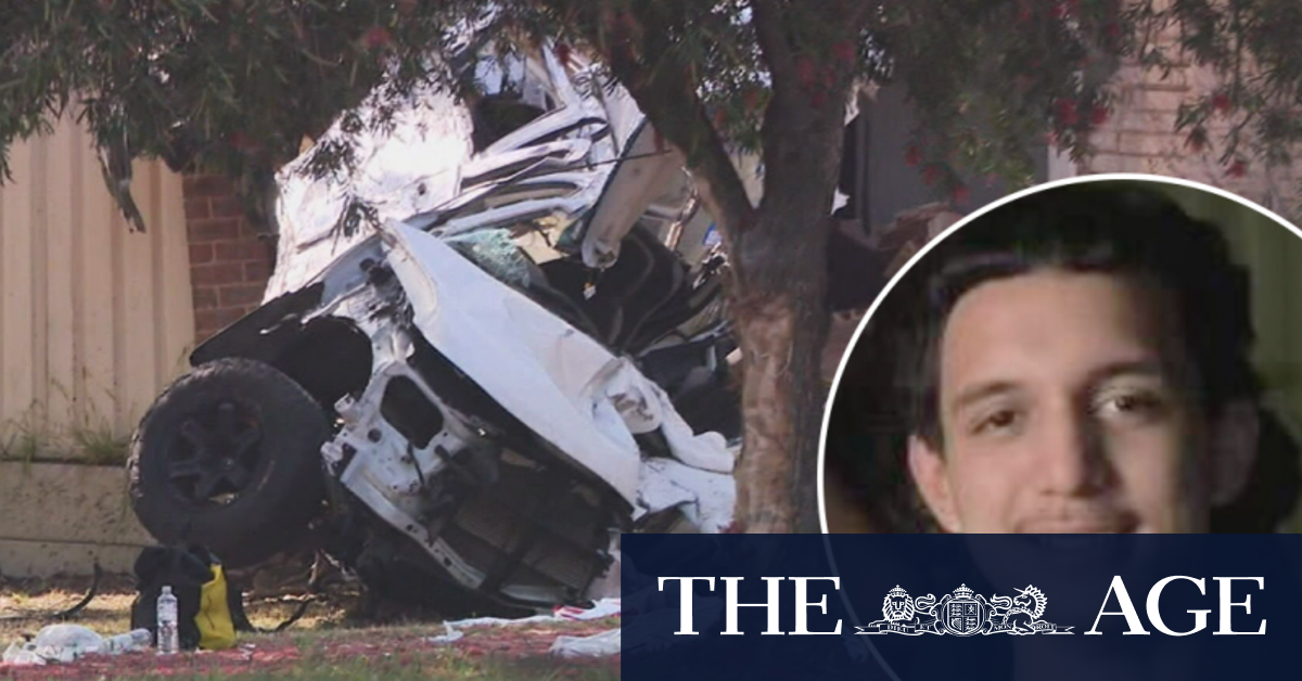 Young driver fronts court from hospital following a deadly crash in Perth