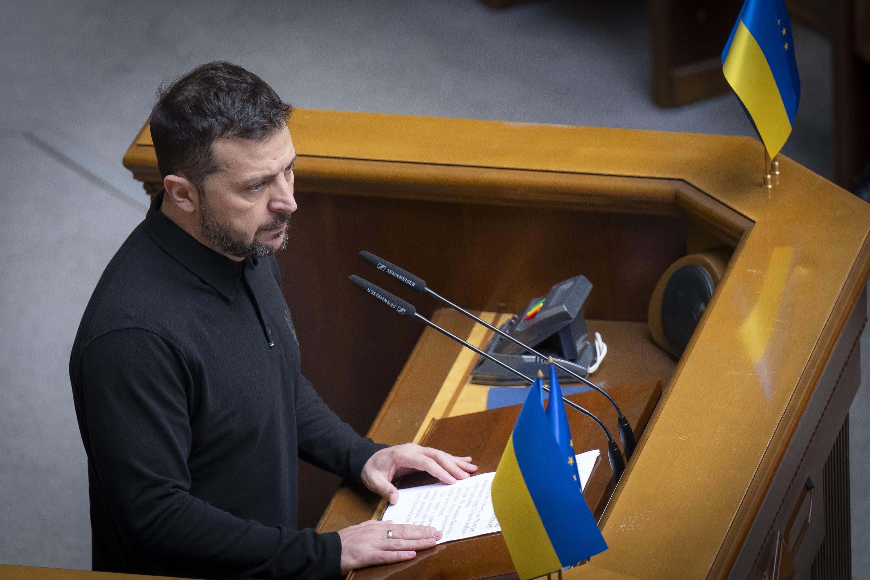 Zelenskyy outlines his 'victory plan' to Ukraine's lawmakers, including a call to join NATO