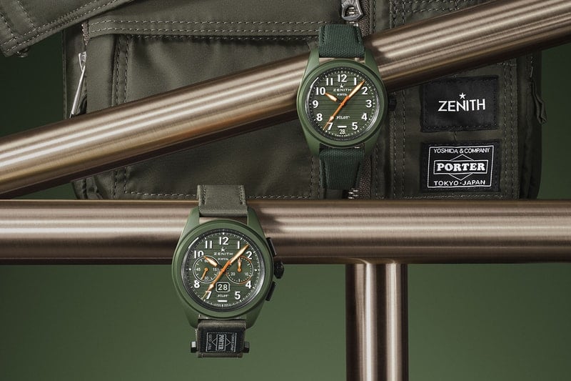 Zenith x Porter Reveal Travel-Centric Pilot Watch Collaboration