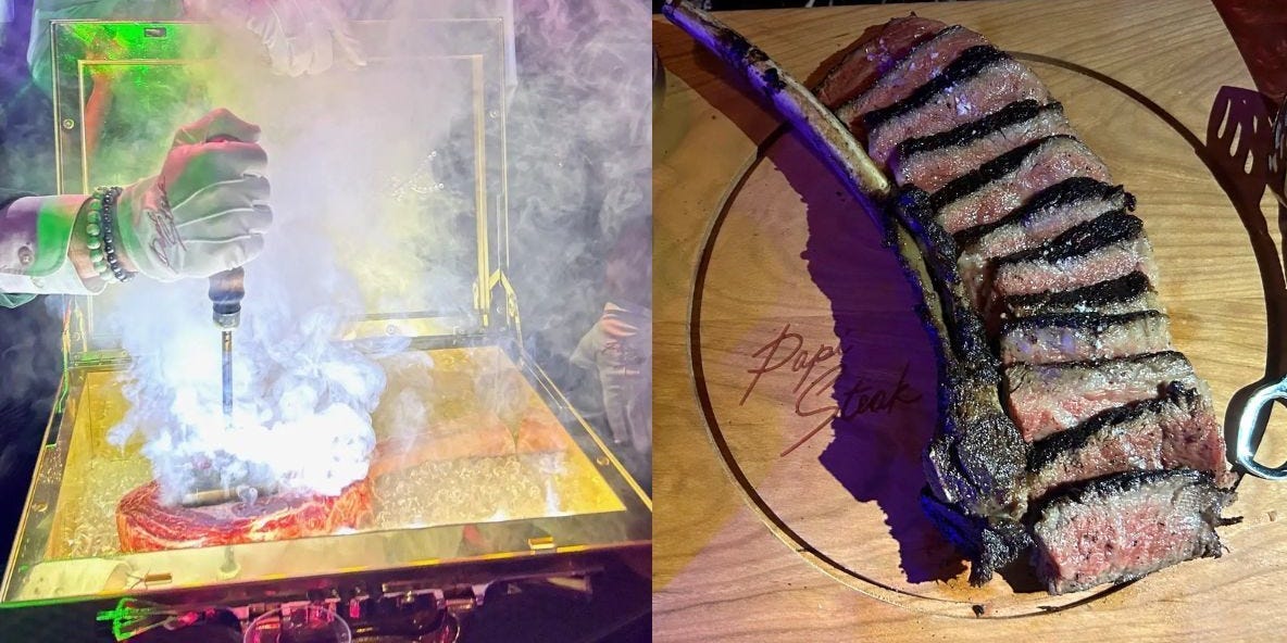 I tried a $1,000 steak at the Fontainebleau Las Vegas. It was the ultimate Sin City dining experience.