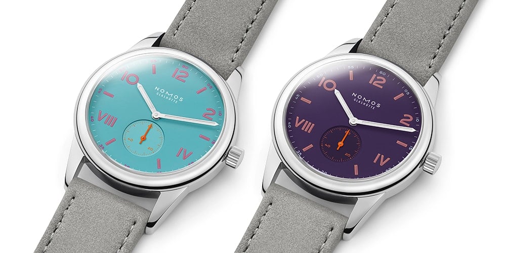 Nomos Readies a Duo of Club Campus 38 Models as Oriental Watch Company Exclusives