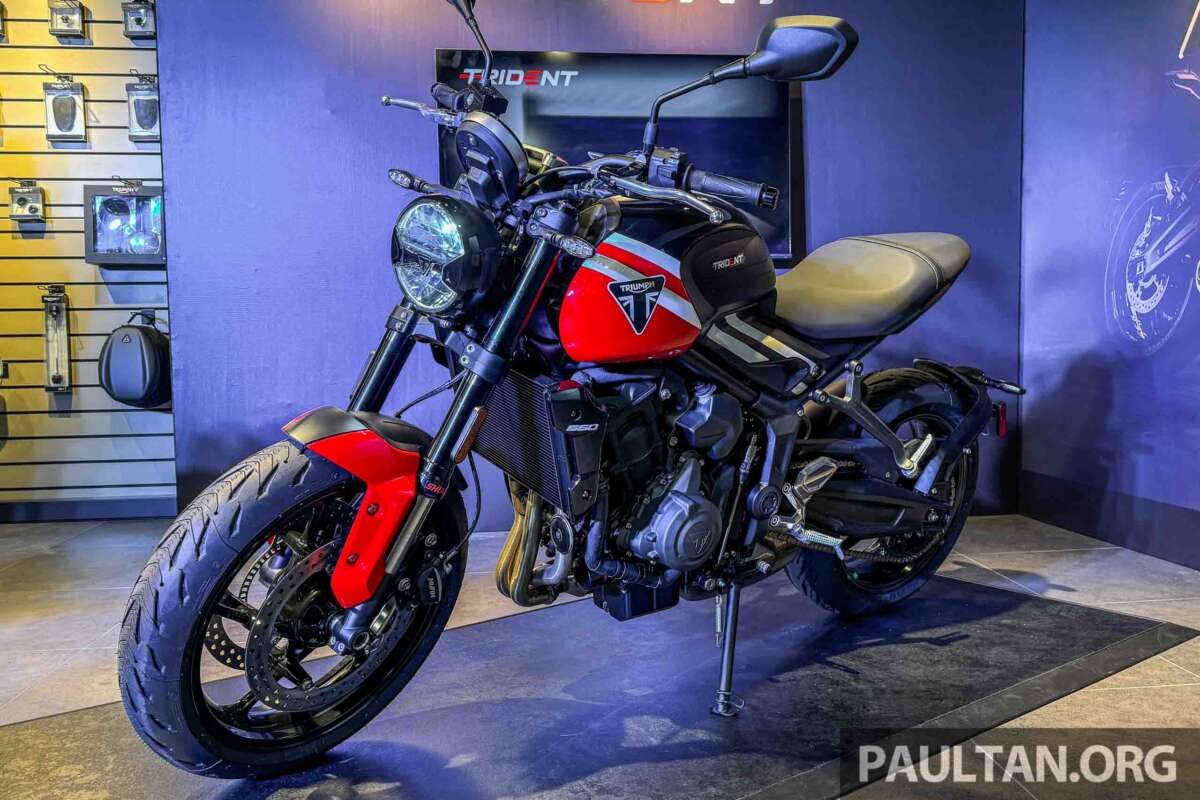 2025 Triumph Trident 660 in Malaysia, RM46,900