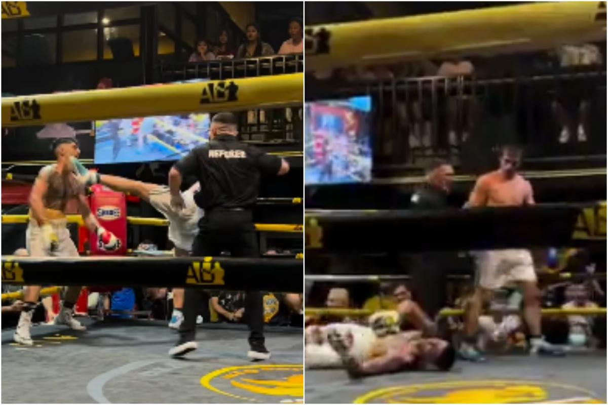 Clamor contra el luchador de MMA que en su debut en boxeo acaba con su rival de una patada en la cabeza