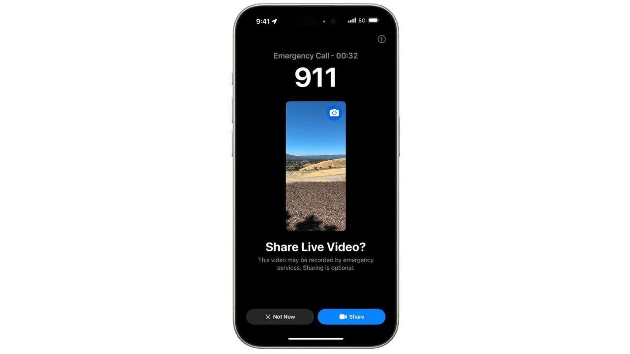 Connect in a crisis with iOS 18's new video call feature for emergency services