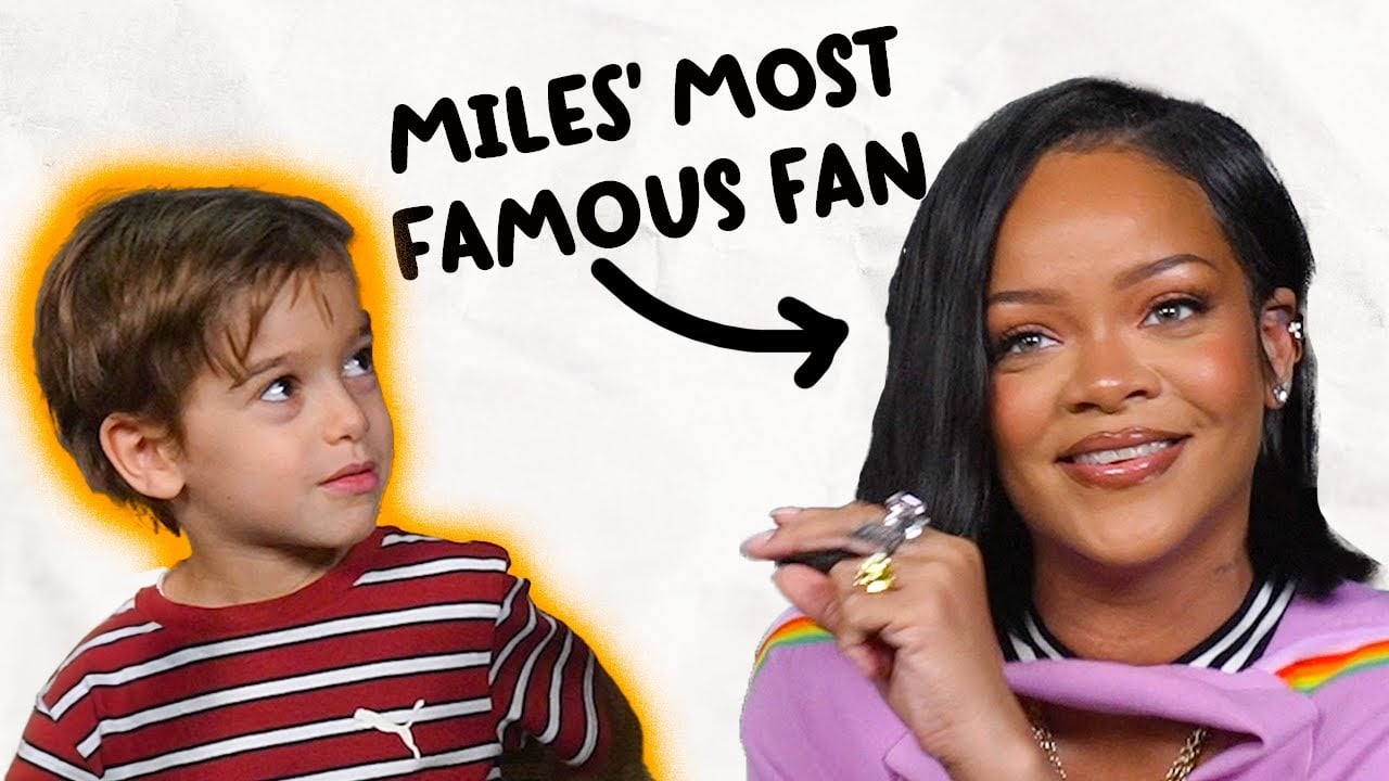 Rihanna Meets Miles From Recess Therapy, Gets Advice And Warning About Lead Poisoning