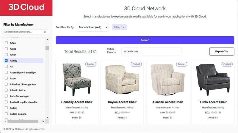 3D-Powered Furniture Retailer Networks - The 3D Cloud Network Introduces a Streamlined Solution (TrendHunter.com)