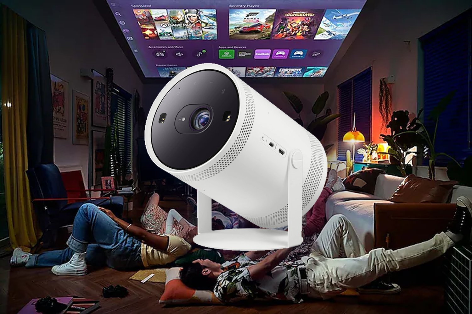 Save $200 on Samsung Freestyle Projector with Gaming Hub and Kickstart Your Holiday Savings