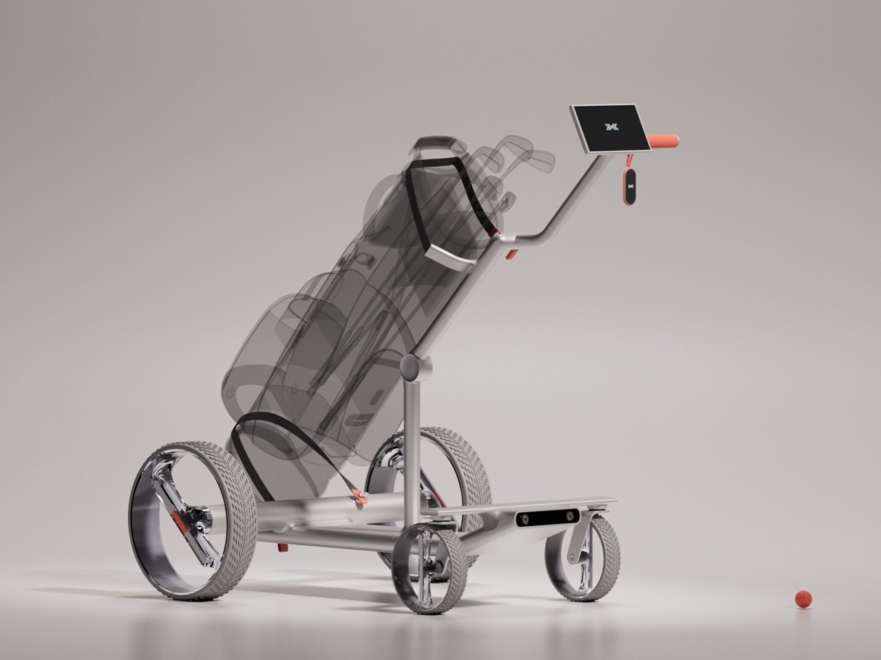 AI-powered self-driving golf trolley can follow you around and give you tips