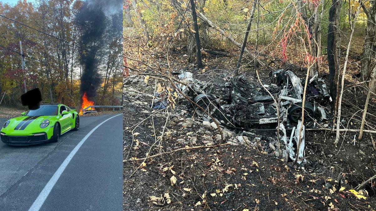 Lamborghini Huracan Crashes And Burns In High-Speed Rally