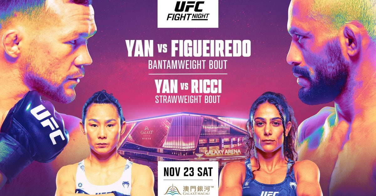 Latest UFC Macau Fight Card, ESPN+ Lineup