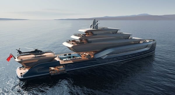 Oceanco unveils 12 new exterior designs for its 80m Simply Custom yacht collection