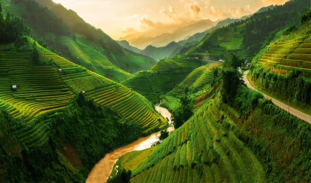 Una terrazza sul Vietnam