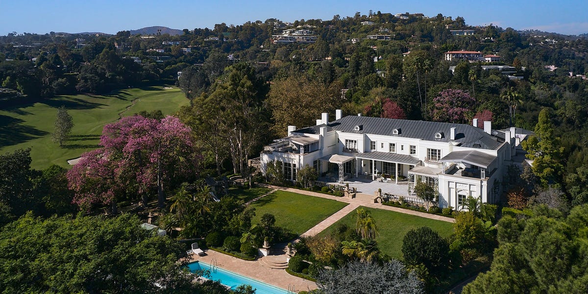 A mansion that was once America's priciest home just got another price chop. See inside the $165 million estate.