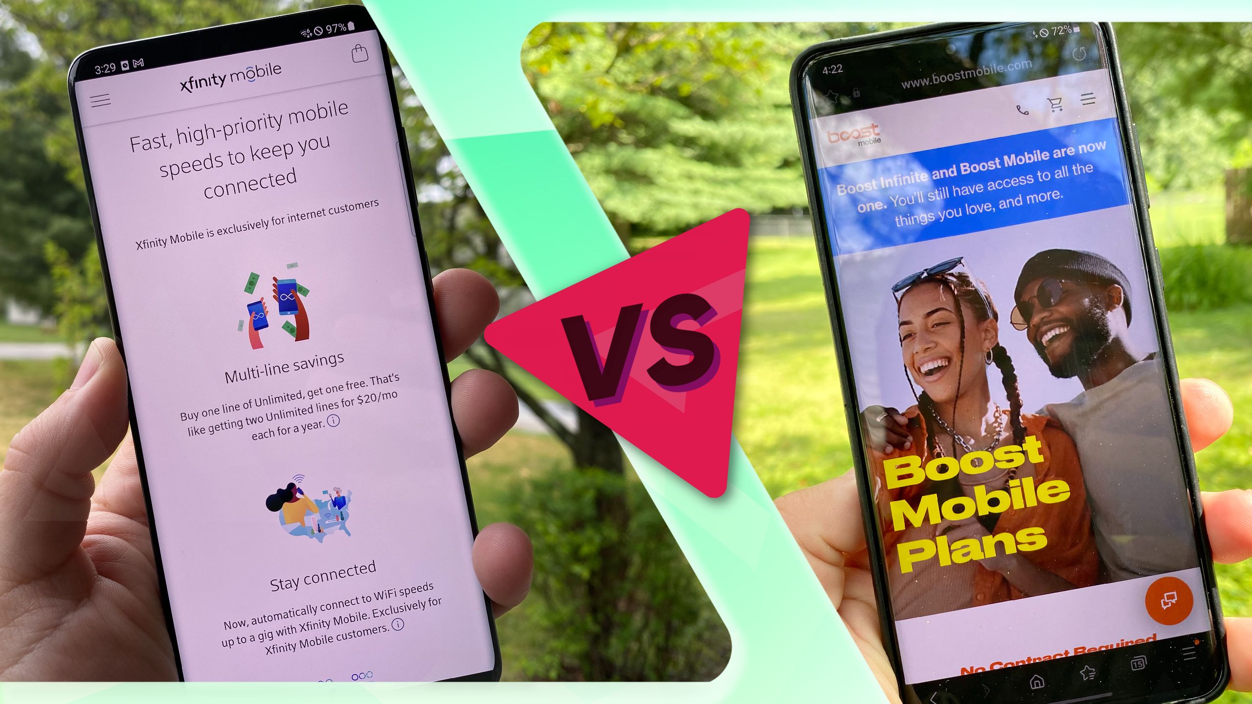 Xfinity Mobile vs. Boost Mobile: Two networks in one