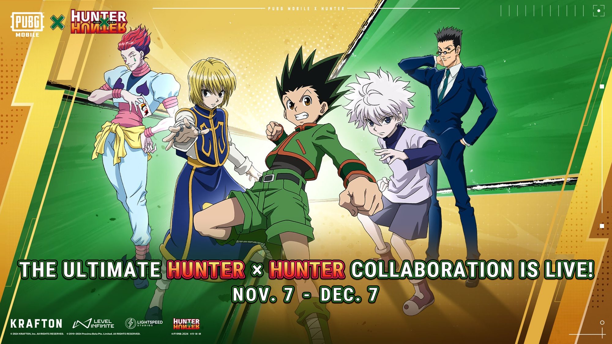 PUBG Mobile Launches The New Hunter x Hunter Collab