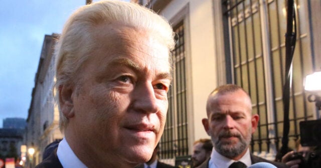 Deport 'Pogrom' Perpetrators, Says Dutch Kingmaker Geert Wilders