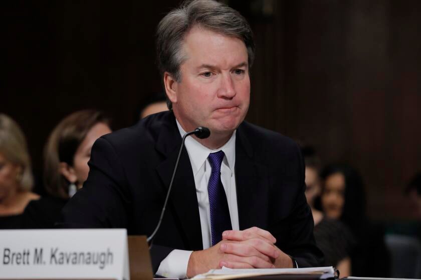 Abcarian: Brett Kavanaugh's Supreme Court confirmation looked bad at the time. It was even worse