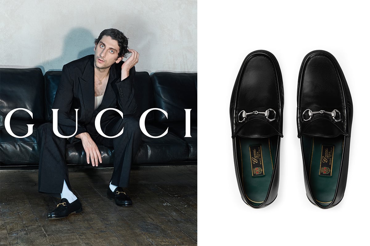 Gucci Taps Italian Actor Pietro Castellitto For Latest Horsebit Loafer Campaign