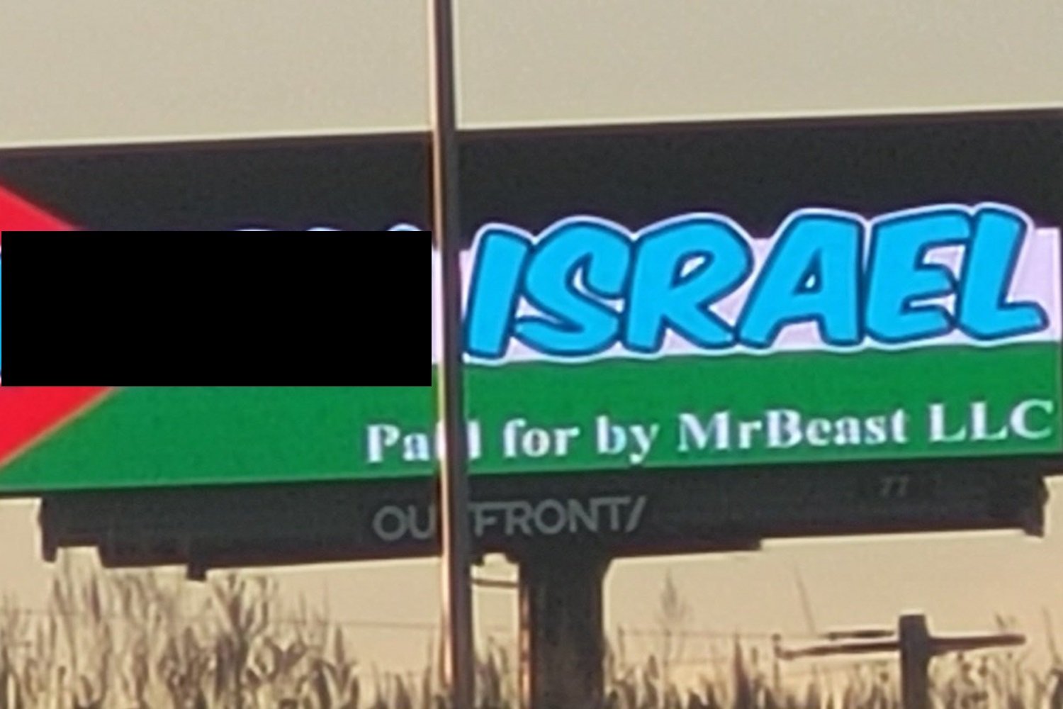 Chicago-Area Billboards Hacked to Show MrBeast Endorsing Anti-Israel Messages