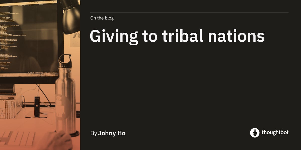 Giving to tribal nations