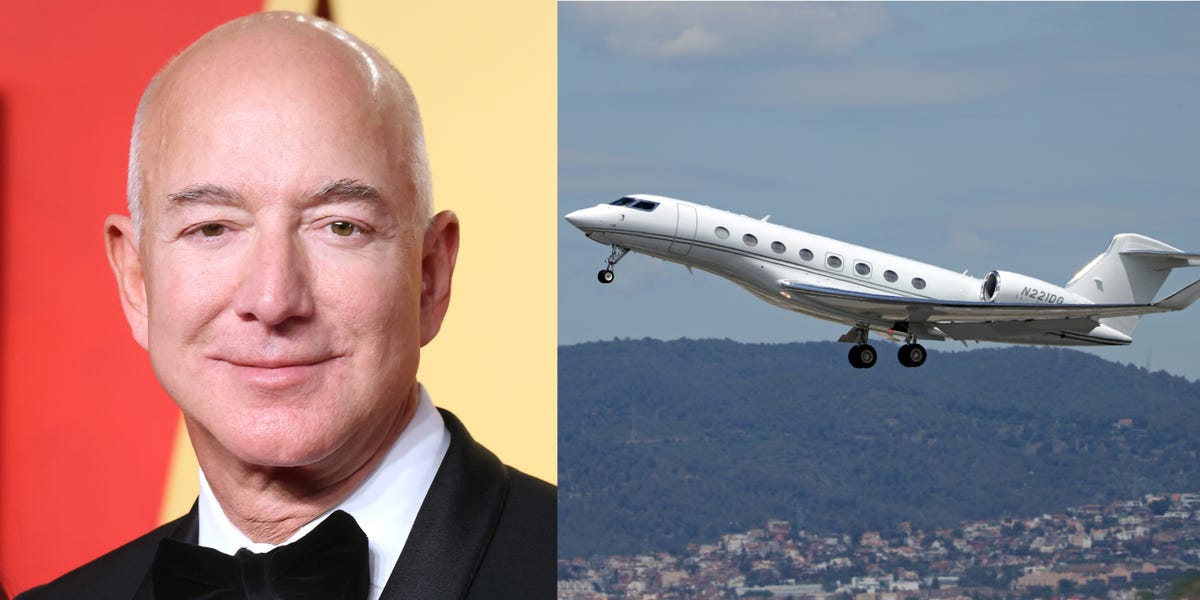 Jeff Bezos is selling one of his private jets for $39 million after upgrading to the newest Gulfstream G700