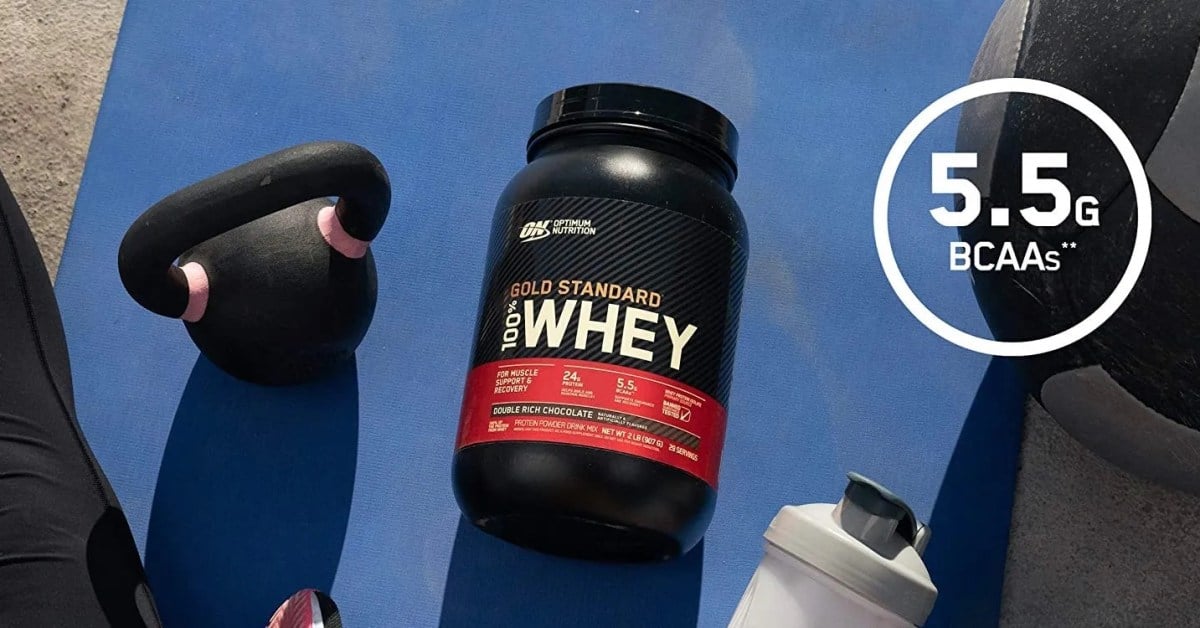 Score a pair of 5-lb. containers of Optimum Nutrition milk chocolate protein today at nearly 50% off