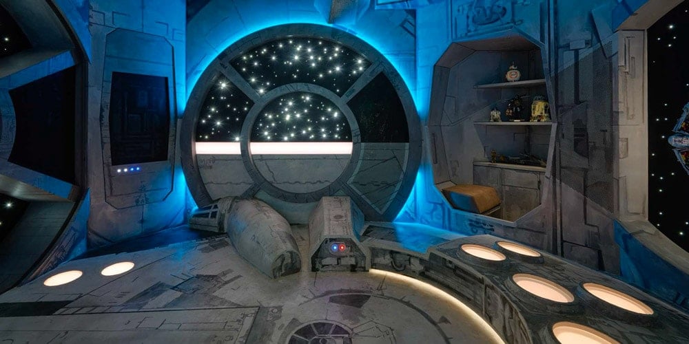 Step Inside the Ultimate 'Star Wars'-Inspired Mancave