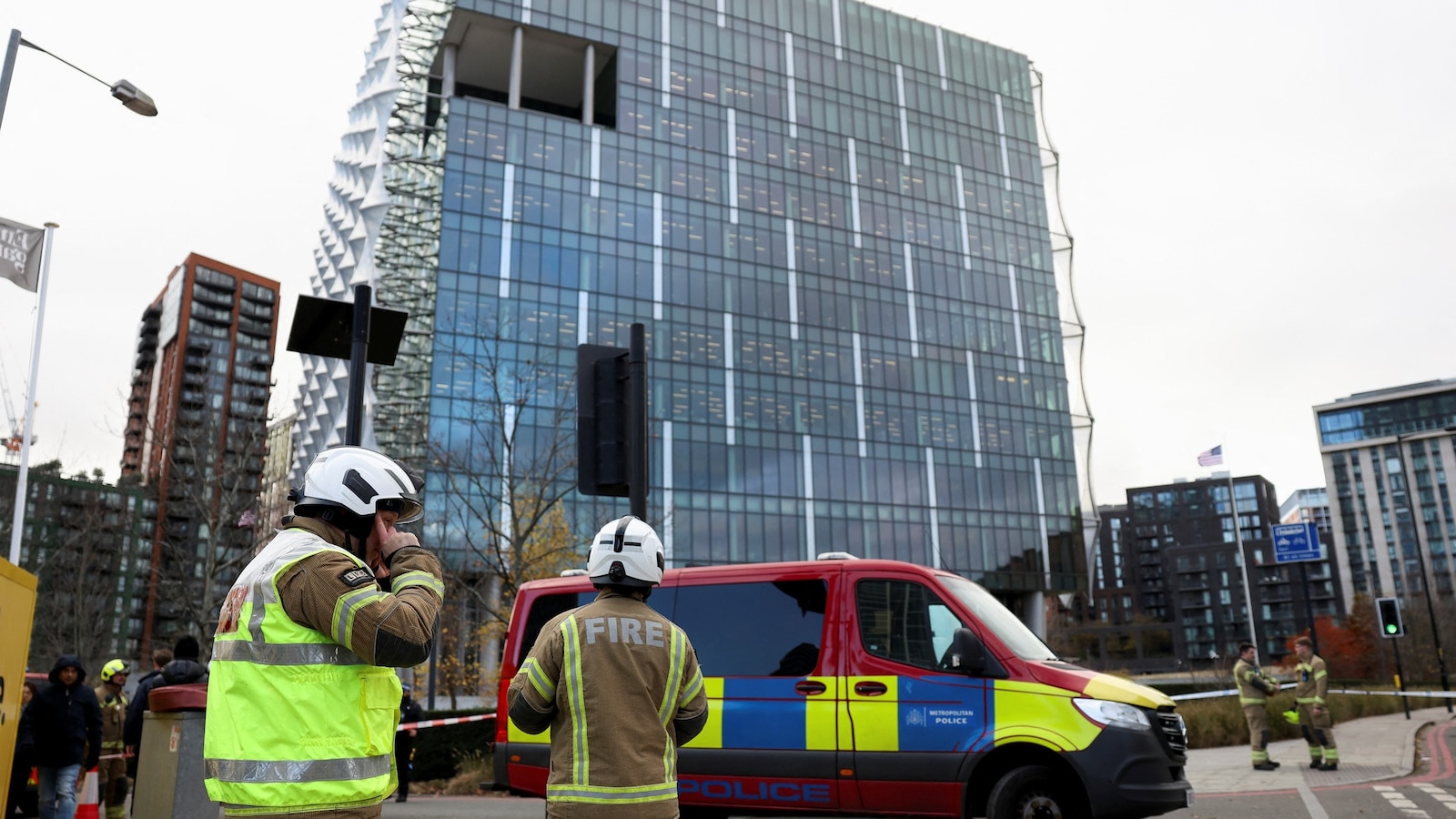 'Suspicious package' found outside US embassy in London