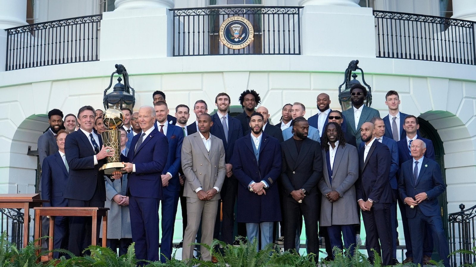 President Biden welcomes 2024 NBA champion Boston Celtics to White House