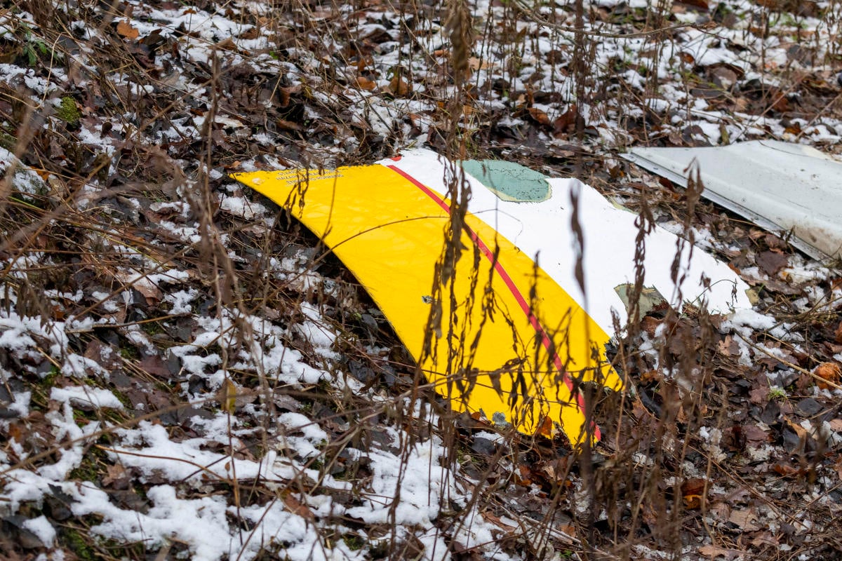 DHL cargo plane crashes and skids into a house in Lithuania, killing Spanish crew member