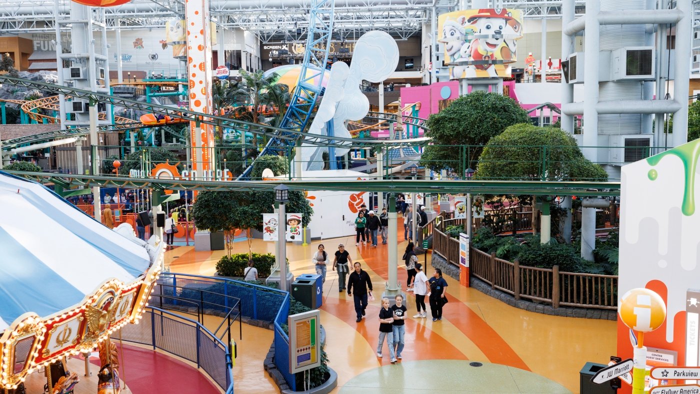 Come for the roller coaster, stay for the shops: Can malls be fun again?