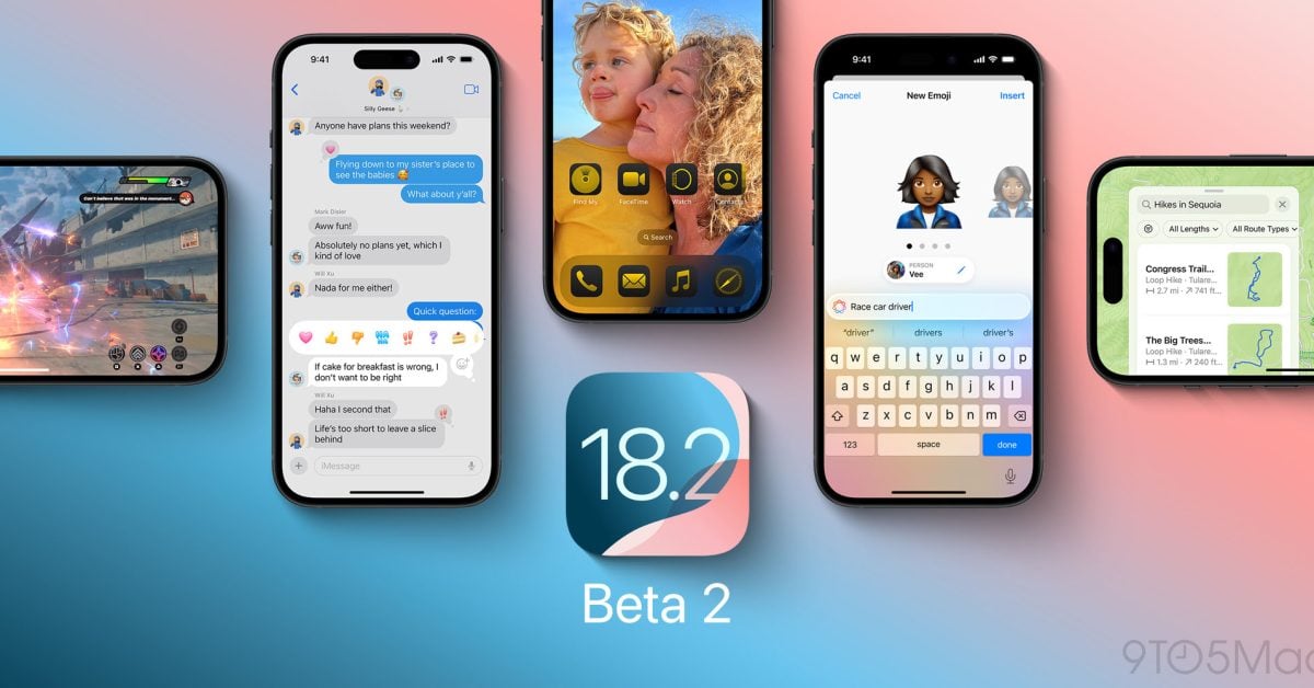 iOS 18.2 beta 2 now available for all iPhones ahead of December launch