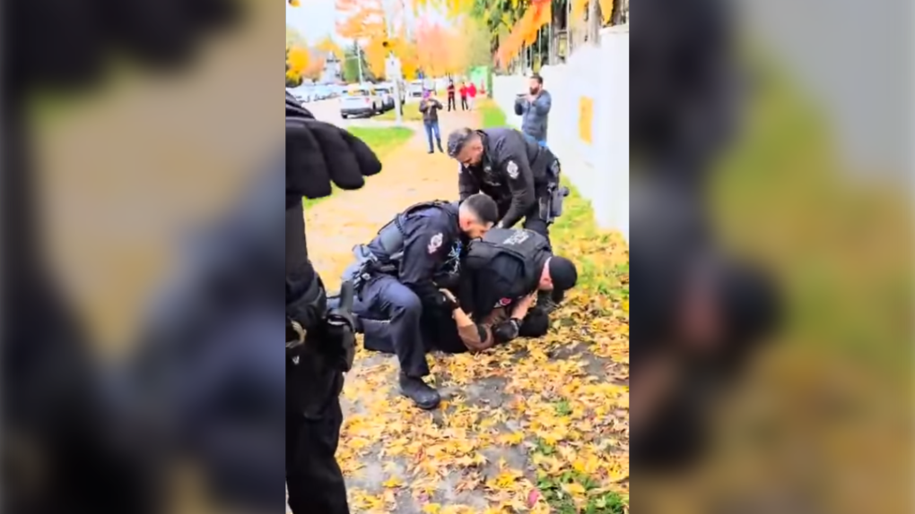 3 arrested as protesters clash outside Hindu temple in Surrey, B.C.