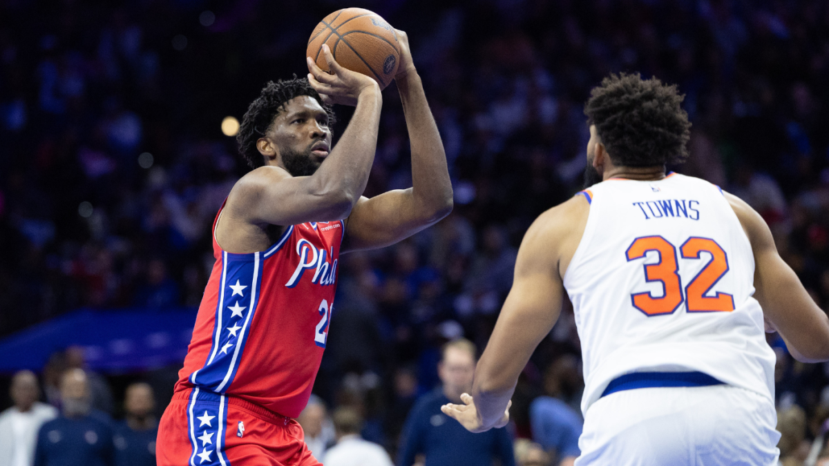  76ers' Joel Embiid struggles in season debut vs. Knicks, wants to play in second half of back-to-back vs. Cavs 