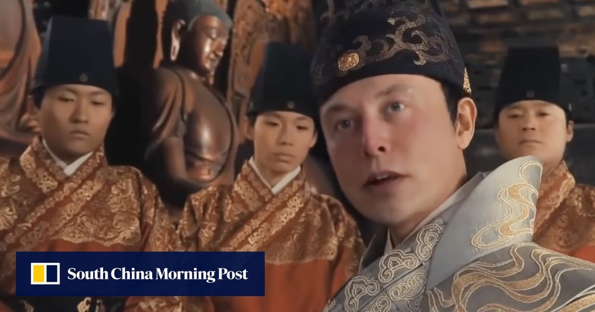 AI Elon Musk as Ming dynasty official goes viral for explaining DOGE efficiency with kung fu