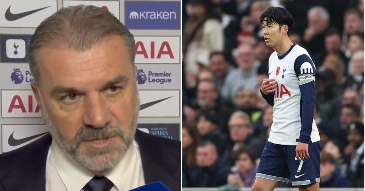 Ange Postecoglou speaks out after moody Son Heung-min strop in Tottenham win