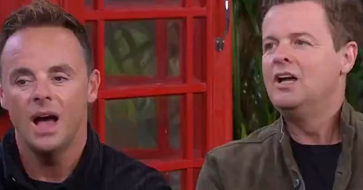 Ant and Dec issue apology after I'm A Celebrity hosts suffer awkward error live on air