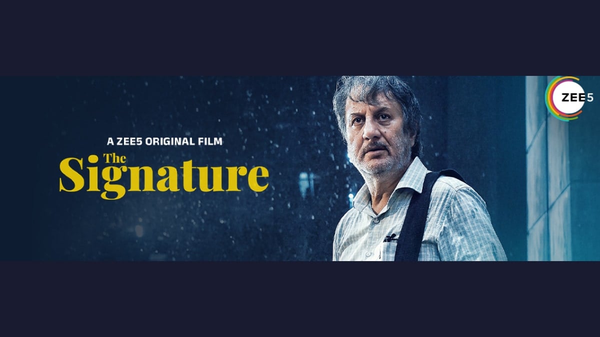 Anupam Kher Starrer The Signature Streaming Now on ZEE5