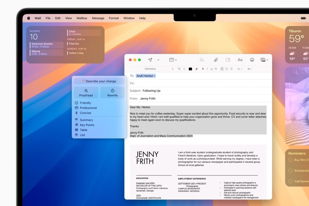 Apple Intelligence Writing Tools Support for Windows Apps Arrives on Parallels Desktop