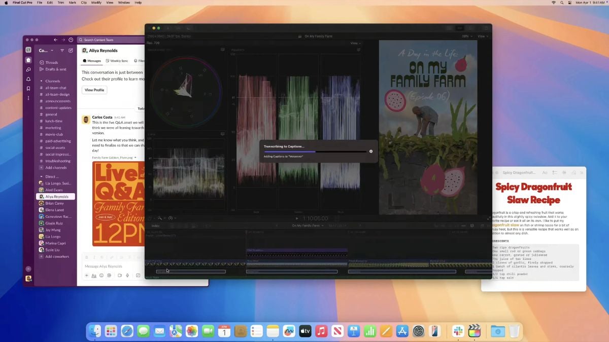 Apple Teases Upcoming Version of Final Cut Pro With New Transcribe to Captions Feature