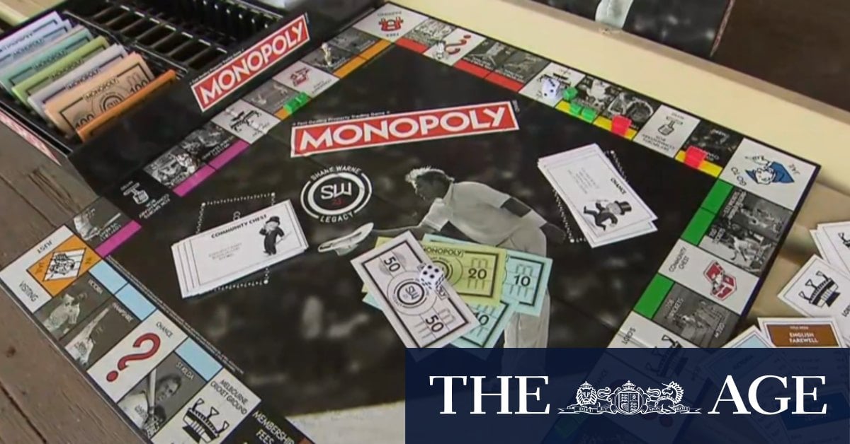 Aussie cricket legend Shane Warne immortalised in special Monopoly edition