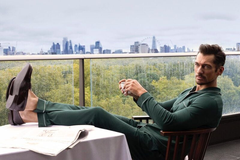 Autumnal Model-Approved Loungewear - Hackett London &amp; David Gandy Wellwear Introduced a New Range (TrendHunter.com)